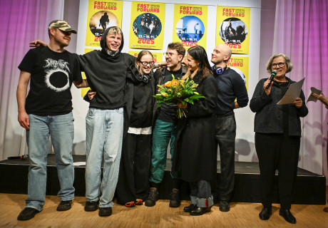Preisträger*innen beim Fast Forward Festival