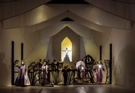 Keine Sorge (Religion) – Düsseldorfer Schauspielhaus – Bonn Park und Ben Roessler zelebrieren einen Kunst-Gottesdienst