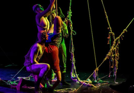 The Männy. Eine Menschtierverknotung – Schauspiel Hannover – Kevin Rittberger zeigt einen theatralen Essay über Verflechtungen und Utopien