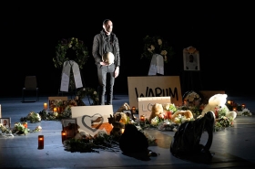 The Nation I und II – Schauspiel Frankfurt – David Bösch inszeniert die deutschsprachige Erstaufführung von Eric de Vroedts Theaterthriller