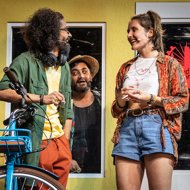 hätte hätte Fahrradkette – Theaterhaus Jena – Wunderbaum zeigen beim Jenaer 